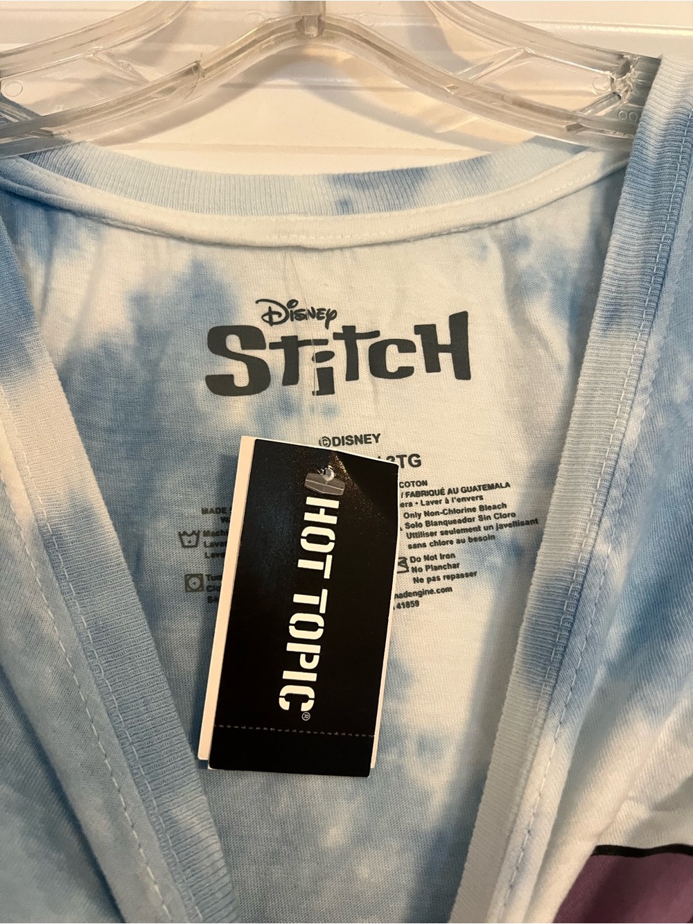 Disney Hot Topic Lilo & Stitch Tie-Dye Graphic Tee - Picture 3 of 6